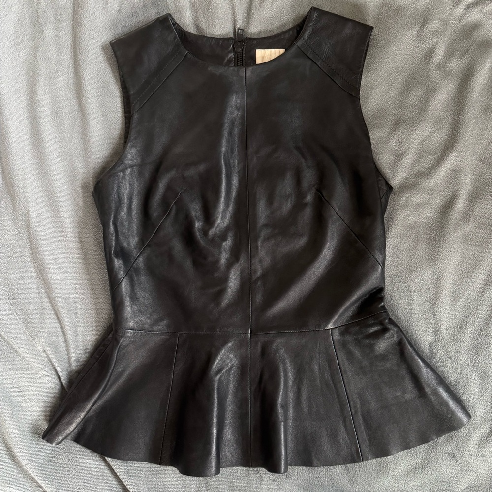 H&M Black Leather Garment